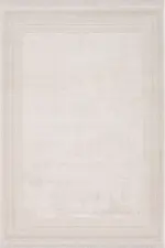 Norton Çerçeveli Krem Akrilik Makine Halısı