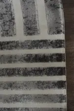 Andria Sol Tasarım Antrasit Akrilik Makine Halısı - Görsel 3