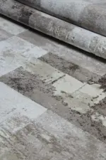 Morene Modern Krem Polyester Makine Halısı - Görsel 7