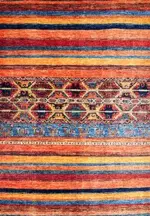 Ogliara Modern Multi Polyester ve Pamuklu Kaydırmaz Tabanlı Dijital Baskı Halı