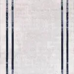 Vigna Çerçeveli Gri Taft Akrilik Pamuk Tabanlı Makine Halısı Vigna Çerçeveli Gri Taft Akrilik Pamuk Tabanlı Makine Halısı