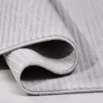 Civita Çizgili Gri Taft Akrilik Pamuk Tabanlı Makine Halısı - Görsel 4