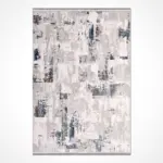 Suverito Modern Gri Akrilik Kaydırmaz Taban Makine Halısı - Görsel 2