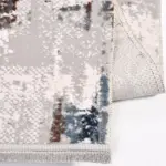 Suverito Modern Gri Akrilik Kaydırmaz Taban Makine Halısı - Görsel 3