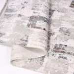 Suverito Modern Gri Akrilik Kaydırmaz Taban Makine Halısı - Görsel 4