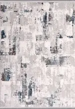 Suverito Modern Gri Akrilik Kaydırmaz Taban Makine Halısı