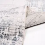 Stumio Çerçeveli Gri Akrilik Kaydırmaz Taban Makine Halısı - Görsel 5