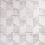 Montalto Geometrik Gri Akrilik Kaydırmaz Taban Makine Halısı