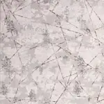 Marineo Geometrik Gri Akrilik Kaydırmaz Taban Makine Halısı