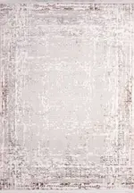 Serrenti Modern Krem Akrilik Kaydırmaz Taban Makine Halısı