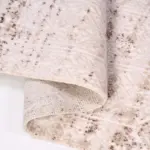 Senorbi Modern Krem Akrilik Kaydırmaz Taban Makine Halısı - Görsel 4