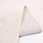 Selegas Çizgili Krem Akrilik Kaydırmaz Taban Makine Halısı - Görsel 5