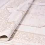 Sardara Klasik Göbekli Akrilik Kaydırmaz Taban Makine Halısı - Görsel 4