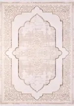 Sardara Klasik Göbekli Akrilik Kaydırmaz Taban Makine Halısı