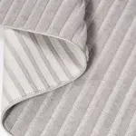 Sirola Modern Gri İskandinav Desenli Polyester Makine Halısı - Görsel 3