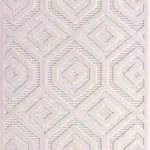 Fano Geometrik Bej İskandinav Desenli Polyester Makine Halısı Fano Geometrik Bej İskandinav Desenli Polyester Makine Halısı