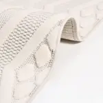 Cingoli Geometrik Krem İskandinav Desenli Polyester Makine Halısı - Görsel 5