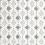 Lunano Geometrik Gri İskandinav Desenli Polyester Makine Halısı