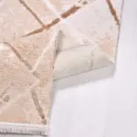 Agnone Modern Krem Taft Akrilik Makine Halısı - Görsel 5