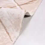 Agnone Modern Krem Taft Akrilik Makine Halısı - Görsel 3