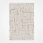 Ateleta Modern Krem Taft Akrilik Makine Halısı - Görsel 2