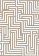 Ateleta Modern Krem Taft Akrilik Makine Halısı