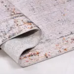 Palata Modern Bej Triko ve Akrilik İplikli Pamuk Tabanlı Makine Halısı - Görsel 3