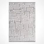 Frentano Modern Gri Taft Akrilik Makine Halısı - Görsel 2