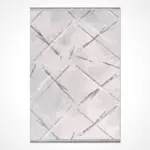 Vasto Modern Gri Taft Akrilik Makine Halısı - Görsel 2