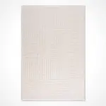 Bitonto Modern Krem Loop ve Polyester Kaydırmaz Taban Makine Halısı - Görsel 2