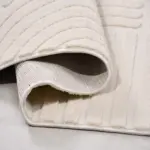 Bitonto Modern Krem Loop ve Polyester Kaydırmaz Taban Makine Halısı - Görsel 4