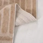 Vercelli Modern Kahverengi Loop ve Polyester Kaydırmaz Taban Makine Halısı - Görsel 3