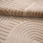 Vercelli Modern Kahverengi Loop ve Polyester Kaydırmaz Taban Makine Halısı - Görsel 5