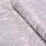 Montieri Modern Gri Triko Akrilik Pamuk Tabanlı Makine Halısı - Görsel 5