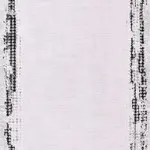 Vergato Modern Beyaz Viskon Akrilik Makine Halısı