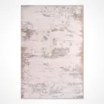 Marradi Modern Bej Viskon Akrilik Makine Halısı - Görsel 2