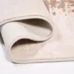 Medole Modern Krem Viskon Akrilik Makine Halısı - Görsel 2