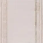 Valdarno Çerçeveli Krem Triko Akrilik Pamuk Tabanlı Makine Halısı