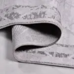 Tonara Geometrik Gri Akrilik Pamuk Tabanlı Makine Halısı - Görsel 4