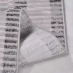 Ovodda Modern Gri Akrilik Pamuk Tabanlı Makine Halısı - Görsel 3