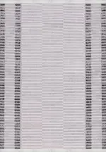 Ovodda Modern Gri Akrilik Pamuk Tabanlı Makine Halısı