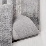 Limatola Çerçeveli Gri Akrilik Kaydırmaz Tabanlı Makine Halısı - Görsel 3