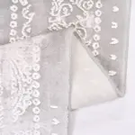 Ardore Klasik Göbekli Gri Bambu ve  Akrilik Makine Halısı - Görsel 4