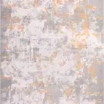 Calabra Modern Gri Bambu ve Akrilik Makine Halısı