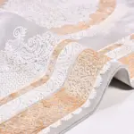 Rometta Klasik Göbekli Gri Bambu ve Akrilik Makine Halısı - Görsel 3