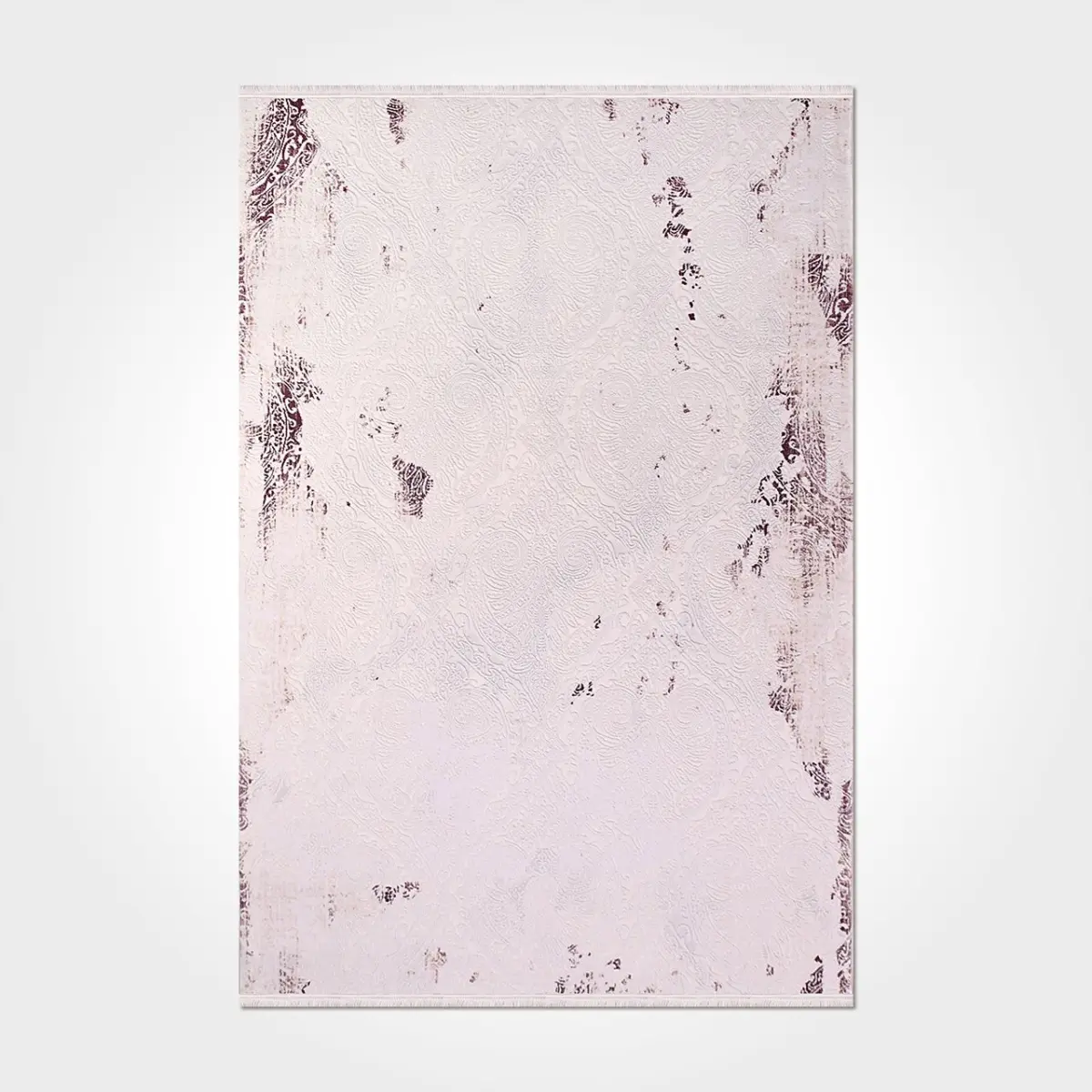 Mileto Modern Krem Bambu ve Akrilik Makine Halısı - Görsel 2