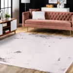 Mileto Modern Krem Bambu ve Akrilik Makine Halısı - Görsel 6