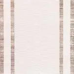 Sedilo Çerçeveli Krem Akrilik Pamuk Tabanlı Makine Halısı