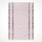 Sarule Modern Krem Akrilik Pamuk Tabanlı Makine Halısı - Görsel 2