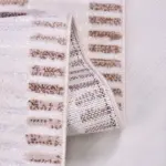 Sarule Modern Krem Akrilik Pamuk Tabanlı Makine Halısı - Görsel 3